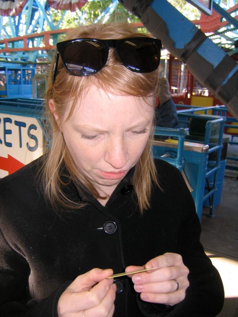 NYC (Jessica Reading Her Fortune At Coney Island)